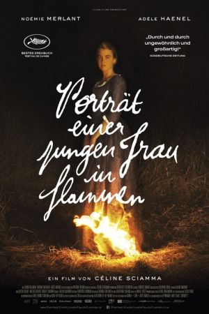 Image Porträt einer jungen Frau in Flammen
